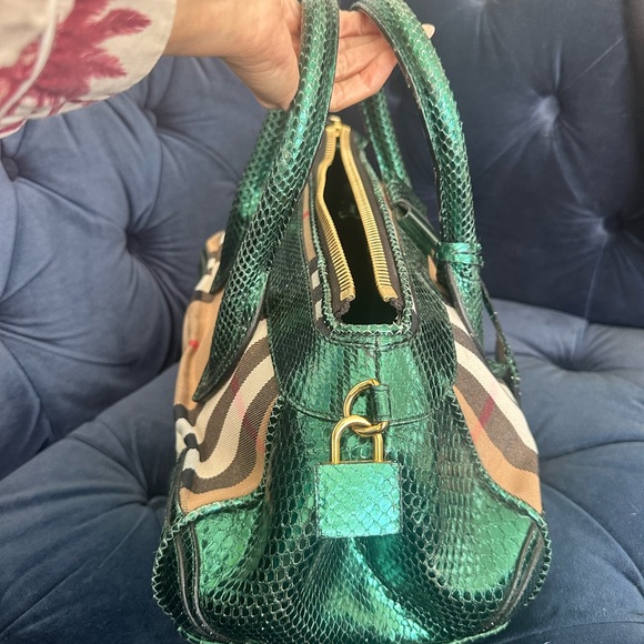 Burberry Prorsum the Blaze Bag with Python Trim - Picture 11 of 14